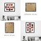 Black 10 Opening 4x6 Picture Frames Collage Set of 2, 18x22.5 Wall Frame with White Mat Display Ten 4 by 6 Inch Photos